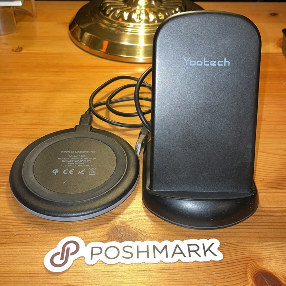 Yootech Wireless Charger & Stand • Fast Charging • Universal Qi Compatible • GUC